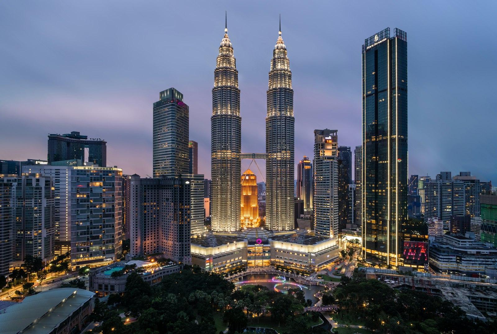 Petronas Towers in Kuala Lumpur, Malaysia